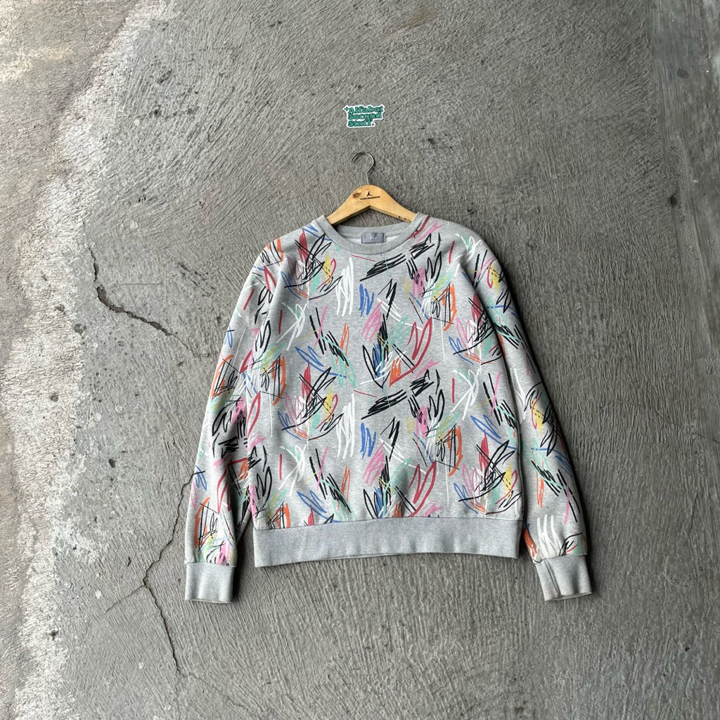 Crewneck D1or Homme Scribble CNB303