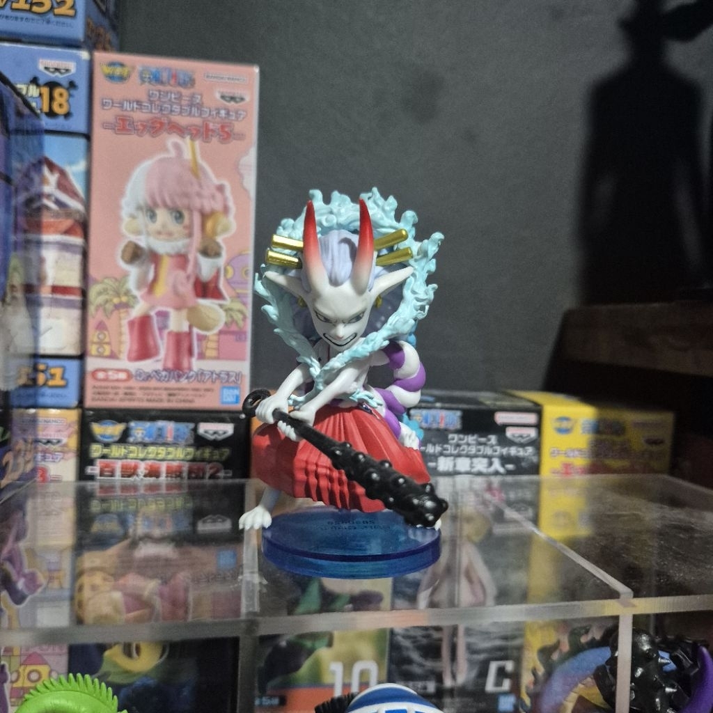 WCF yamato hybrid beast pirate, onigashima set - one piece figure