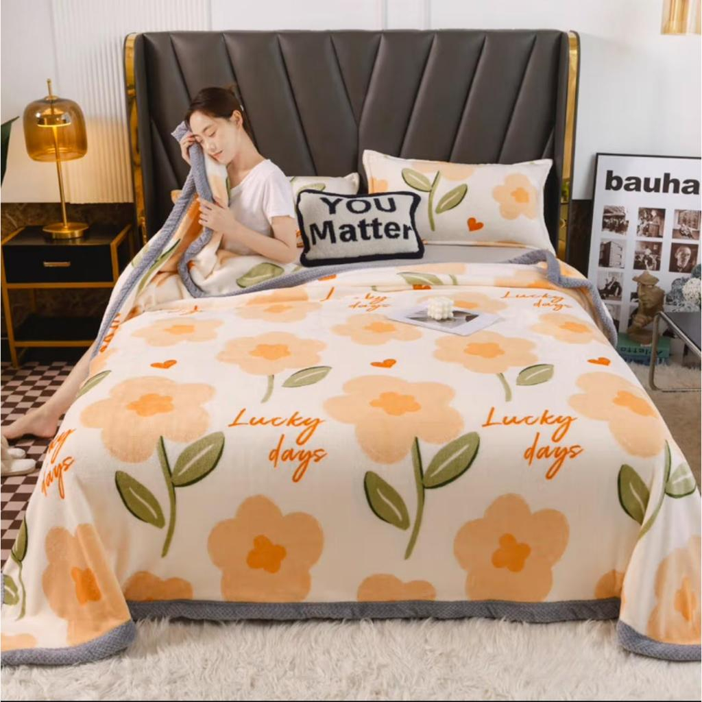 Selimut Dewasa Bulu Halus Lembut 180x200 Motif Keren Murah Berkualitas