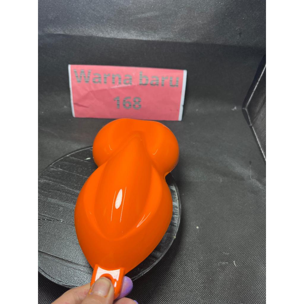 cat repsol orange bahan pu/cat orange solid 250ml