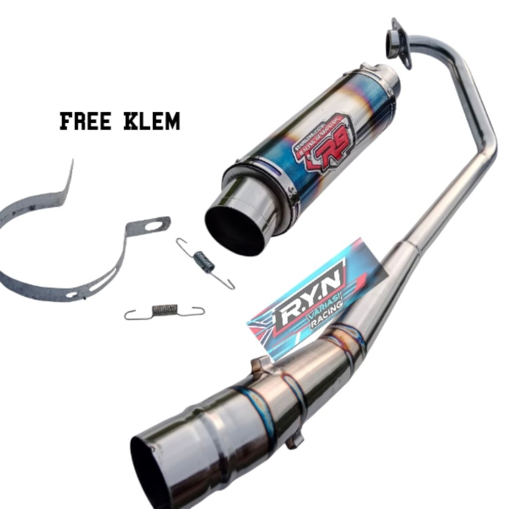Knalpot Racing R9 Mugello satria Fu 150 Jupiter MX old Jupiter MX NEW 135