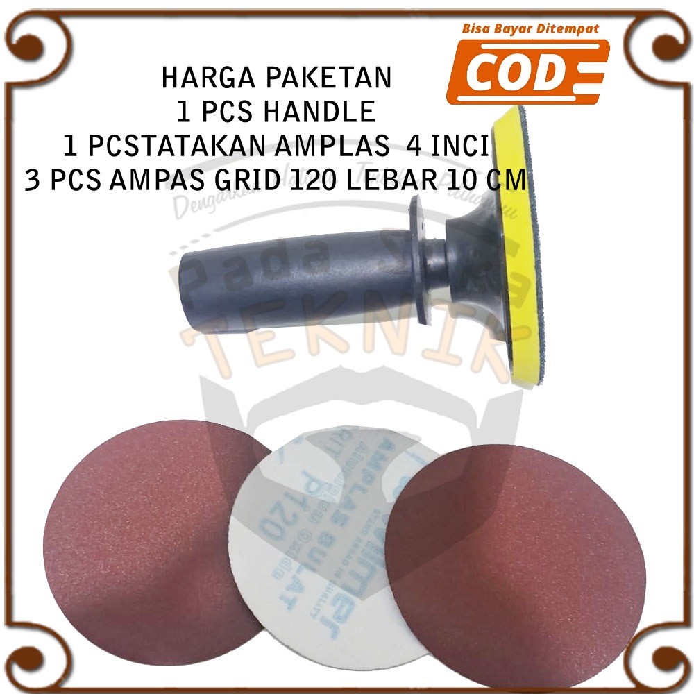 Handle Ubah Mata Gerinda Tatakan Amplas Bulat Penghapus Perontok Pembersih Pengerok Tembok Dinding