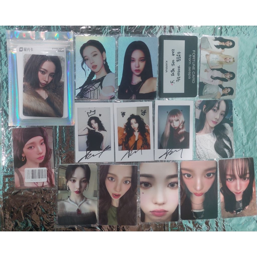 Photocard aespa karina