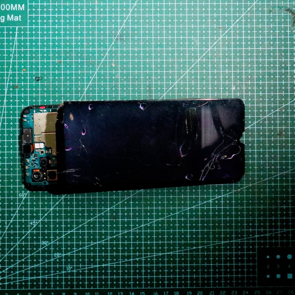 LCD Bekas Rusak Samsung A13 4G - A23 - M23 5G - M33 5G   Sudah Test Lampu Backlight Nyala Garis / To