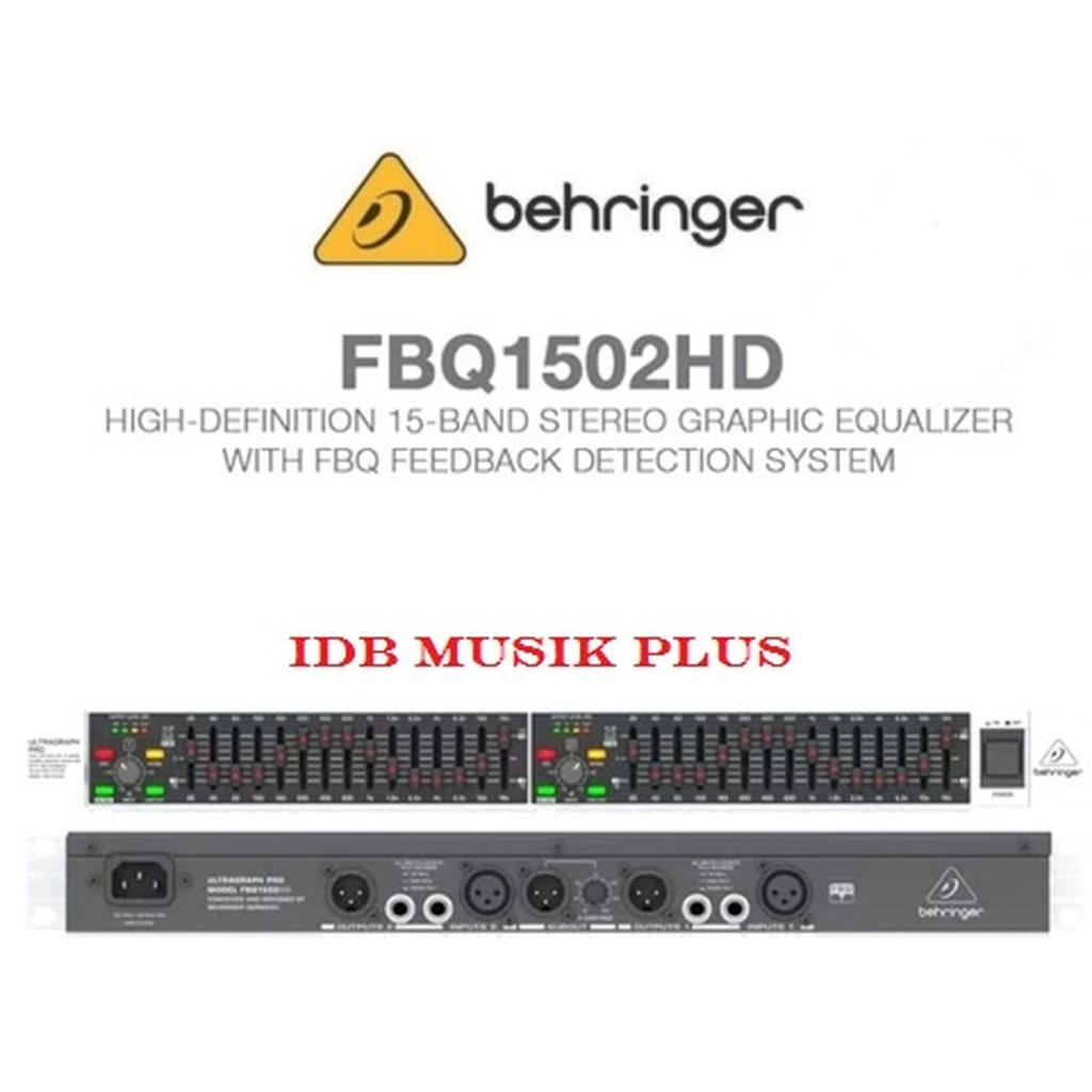 Equalizer Behringer FBQ1502HD FBQ 1502HD Equaliser Original
