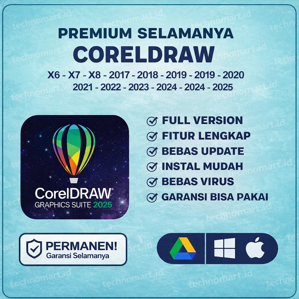 CorelDraw 2026 / 2025 / 2024 / 2023 / 2022 / 2021 / 2020 / 2019 / 2018 / 2017 / X6 / X7 / X8 WINDOWS