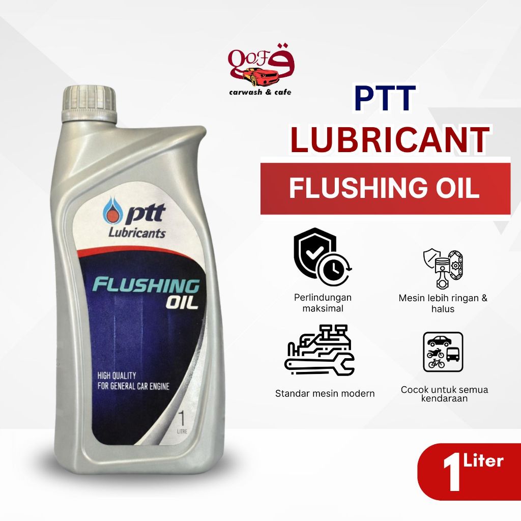 PTT Lubricants Flushing Oil Mobil Bensin Diesel Ukuran 1 Liter