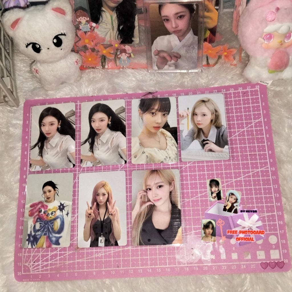 PHOTOCARD OFFICIAL SEASON greentings aespa AESPA + BONUS photocard official
