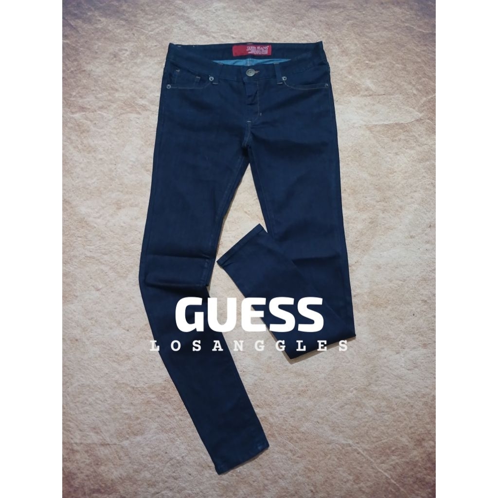 Celana jeans keren GUESS bahan ngaret bekas pakai