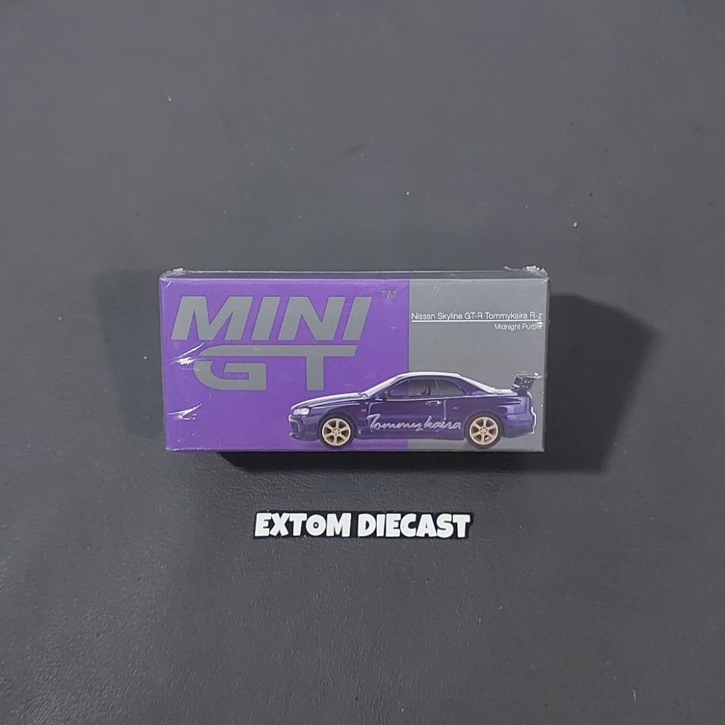 Mini GT Nissan Skyline R34 Tommykaira R-z Midnight Purple