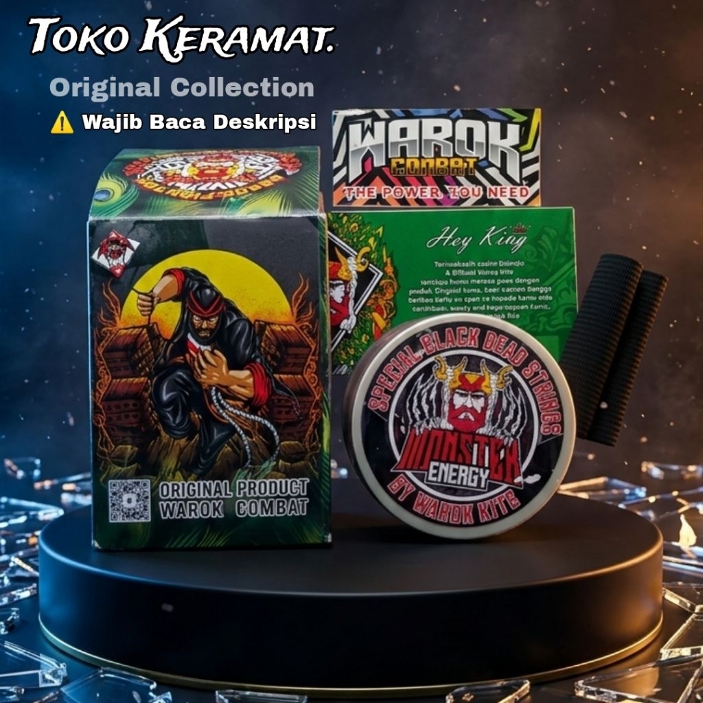 Gelasan Matot Tournament Warok BLACK MONSTER ENERGY Strings (Tajam, Kuat, Original, Black Monster)
