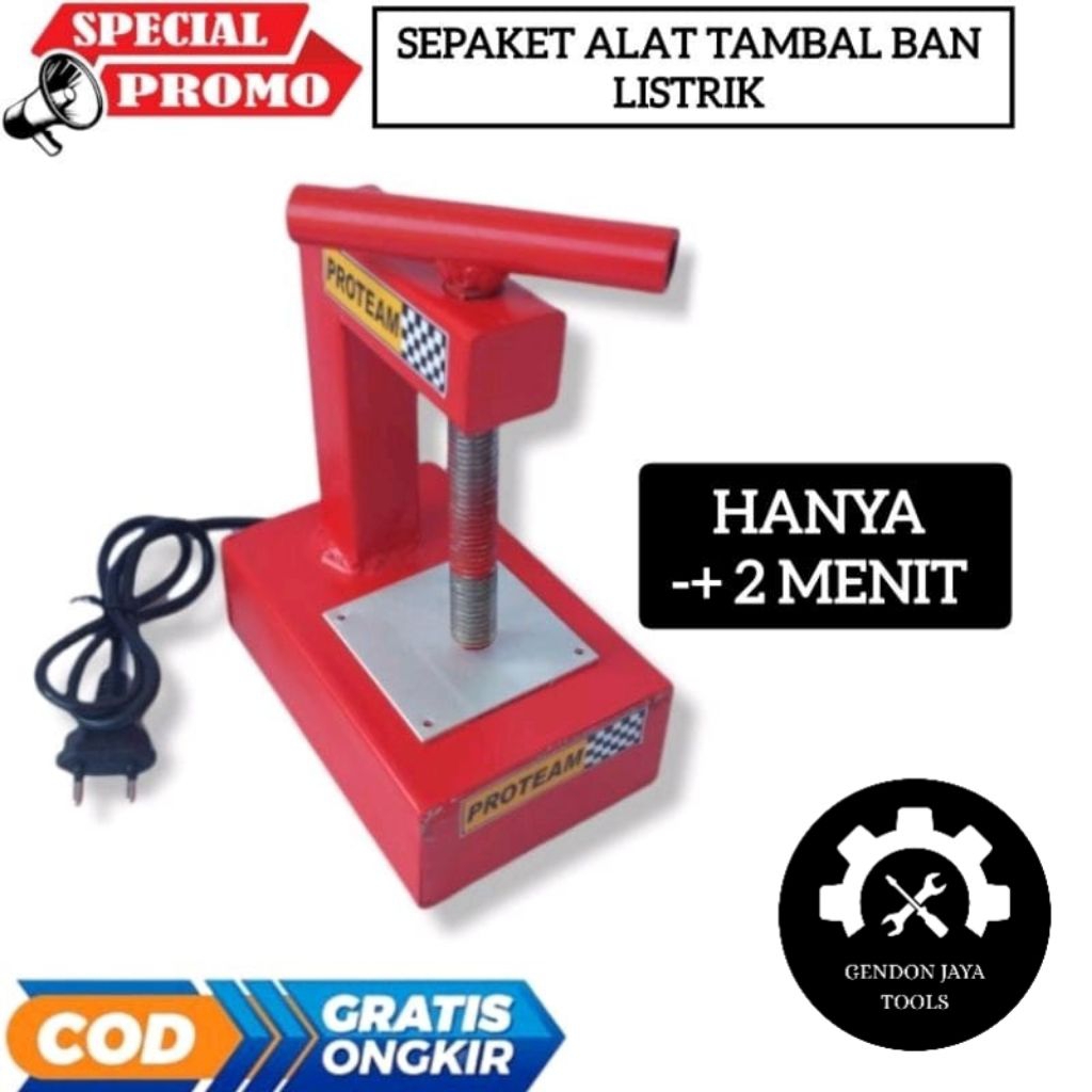 Tambal Ban Listrik Elektrik Tambal Ban Bakar Sepaket Tambal Ban Bakar Listrik Tubles Karet tambal