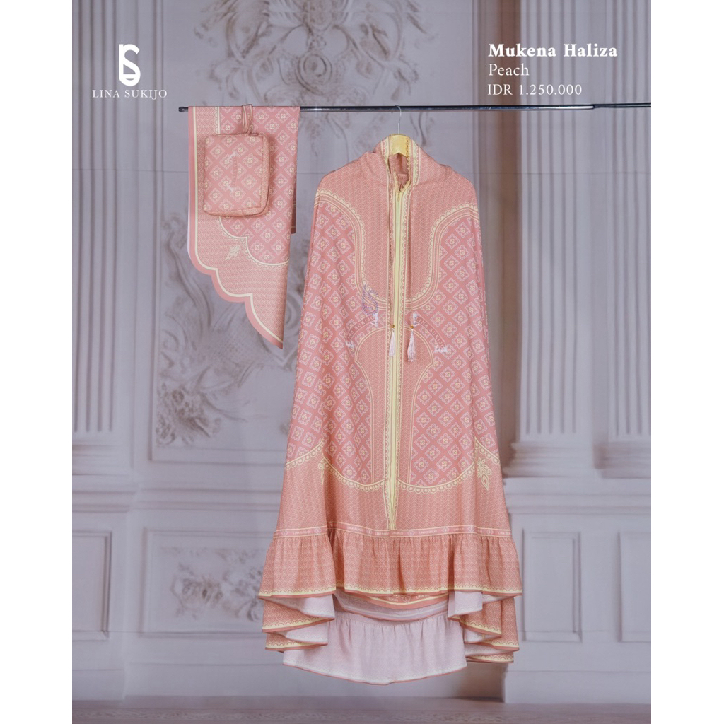 MUKENA HALIZA EL.ES LS BY LINA SUKIJO TERBARU