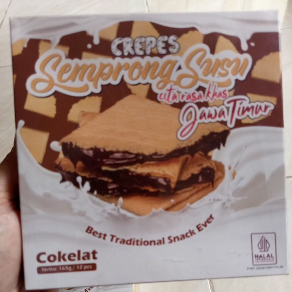 Crepes semprong susu lembang