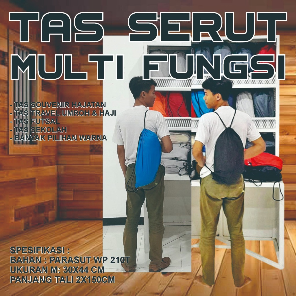 TAS SERUT,TASOLAHRAGA,TASTRAVEL HAJI DAN UMROH,KANTONG SEPATU,KANTONG SENDAL by zanusa