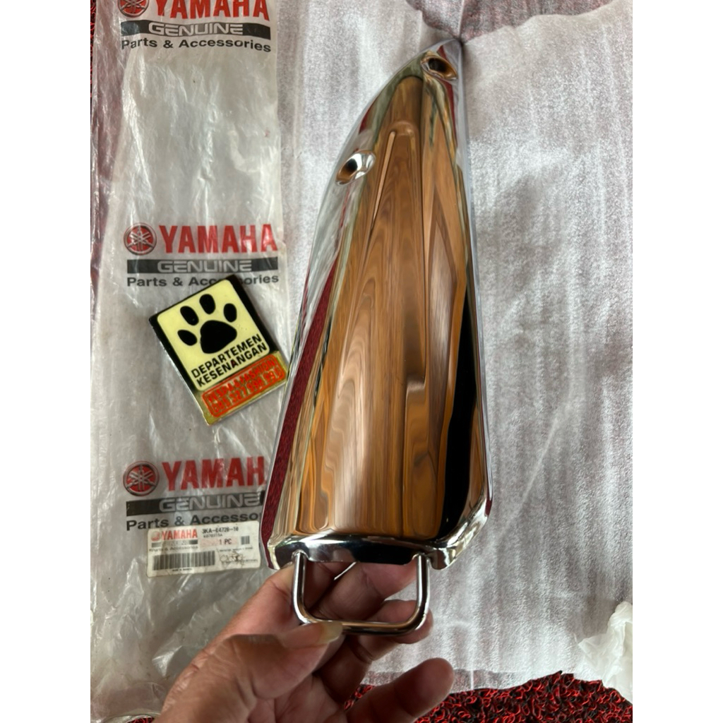 Tameng cover knalpot rx king original NOS