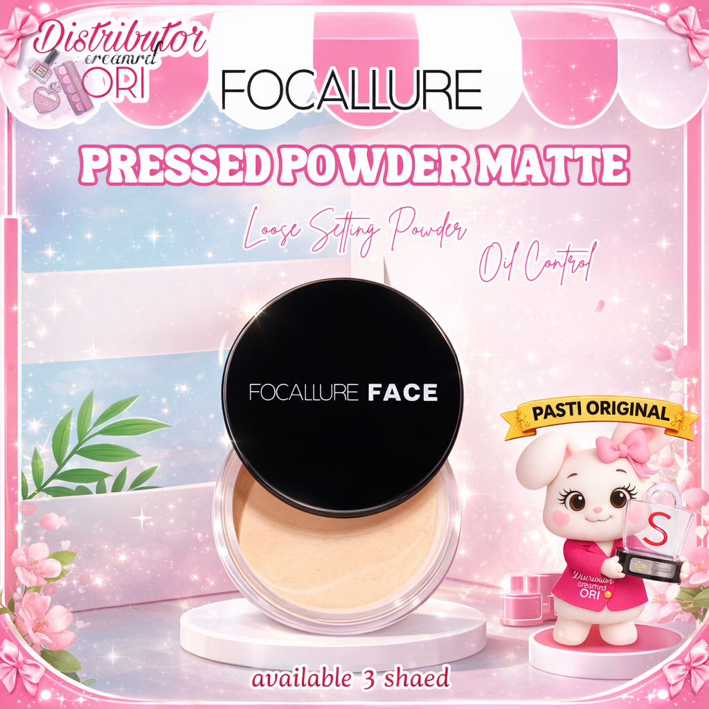 FOCALLURE Waterproof Natural Loose Setting Powder Oil Control Loose Powder FA15 / BEDAK TABUR