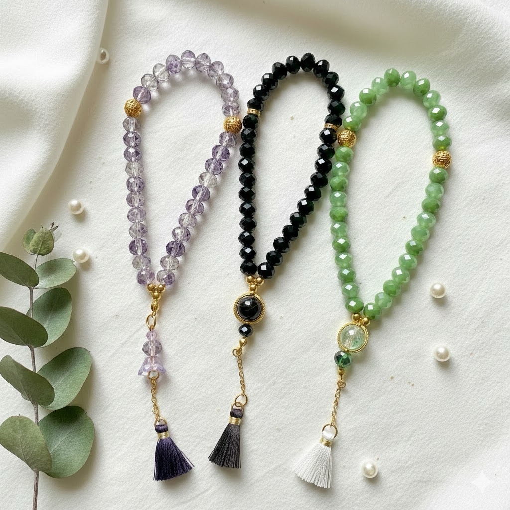 TASBIH KRYSTAL 33 BUTIR | TASBIH 33 BUTIR AESTHETIC MODERN