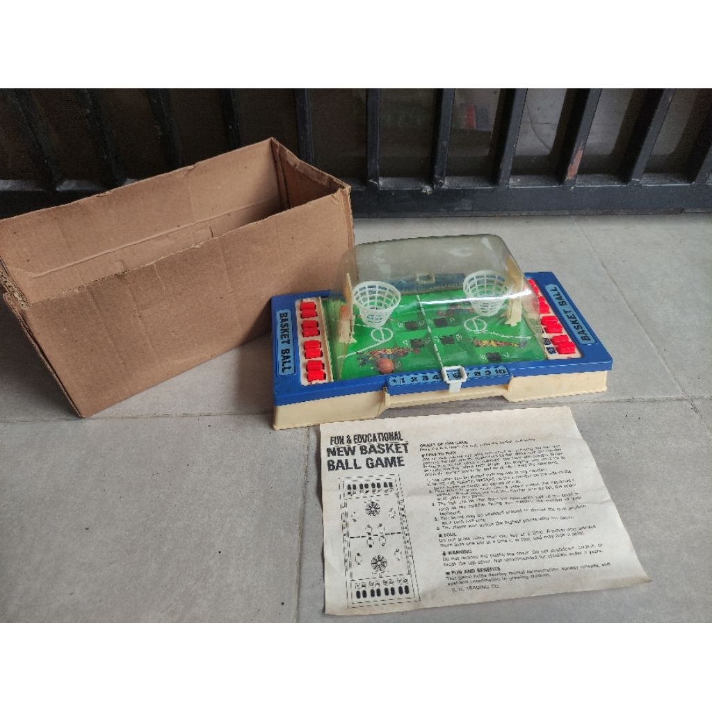 Vintage toys mainan Basket ball 80an kenangan masa kecil mainan jadul