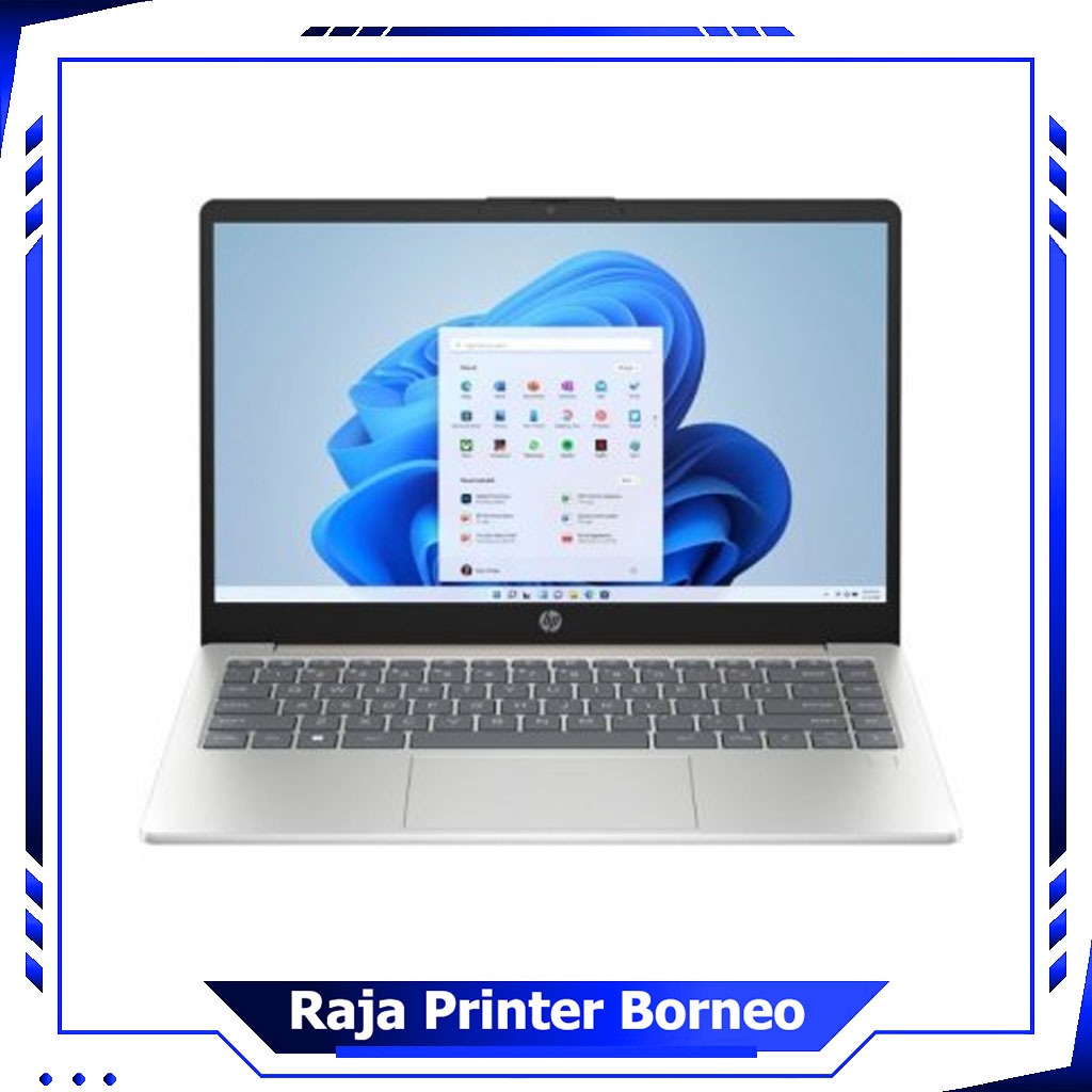 Laptop HP 14-EP0321TU Windows 11 Intel Core i3 RAM 4GB 512GB SSD Silver Garansi Resmi