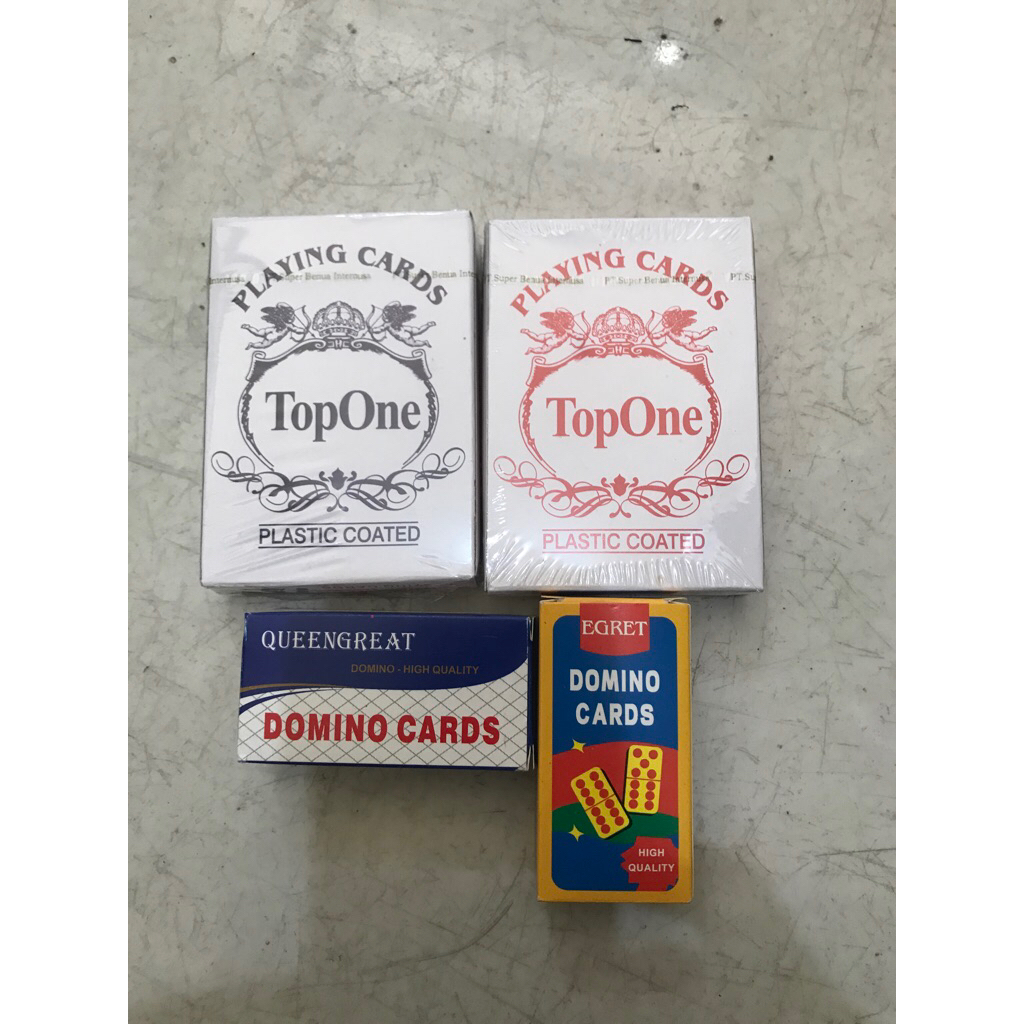 kartu remi/domino barang bagus promo