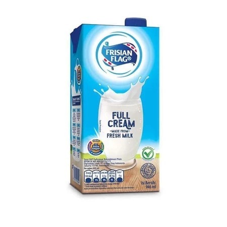 Frisian Flag Full Cream 946ml | Susu Kotak UHT Original