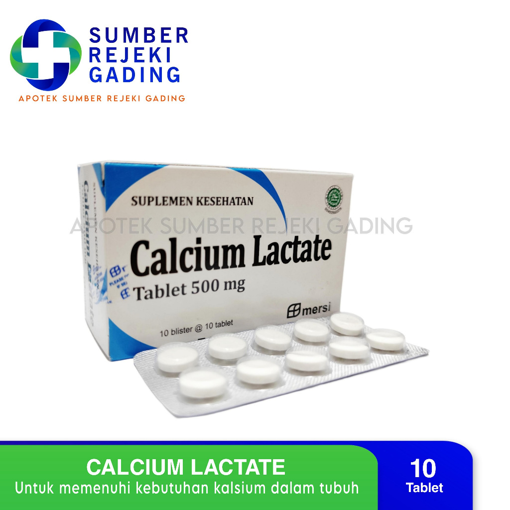 Pes STRIP Calcium Lactate 500 Mg 10 Tablet / Calcium Lactate