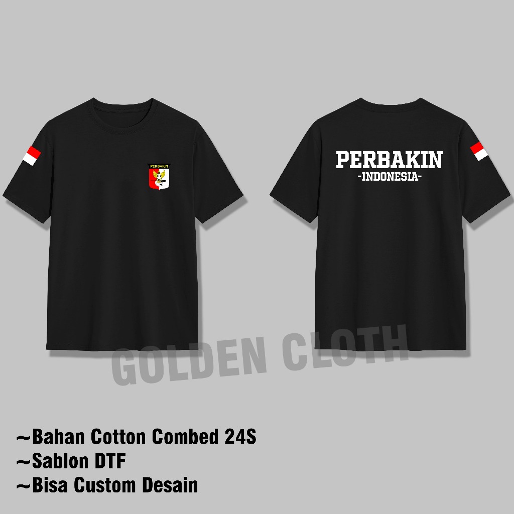Kaos Perbakin Indonesia lengan pendek | Kaos Perbakin
