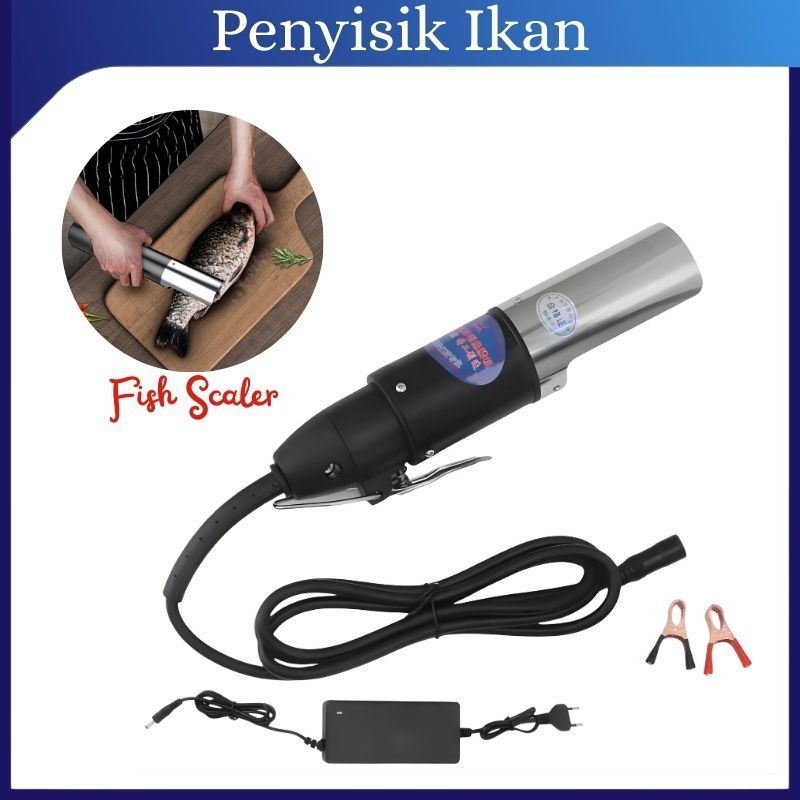 Alat Penyisik Ikan Elektrik Fish Scale Remover Peeler Penyisik Ikan Portable Hemat Tenaga