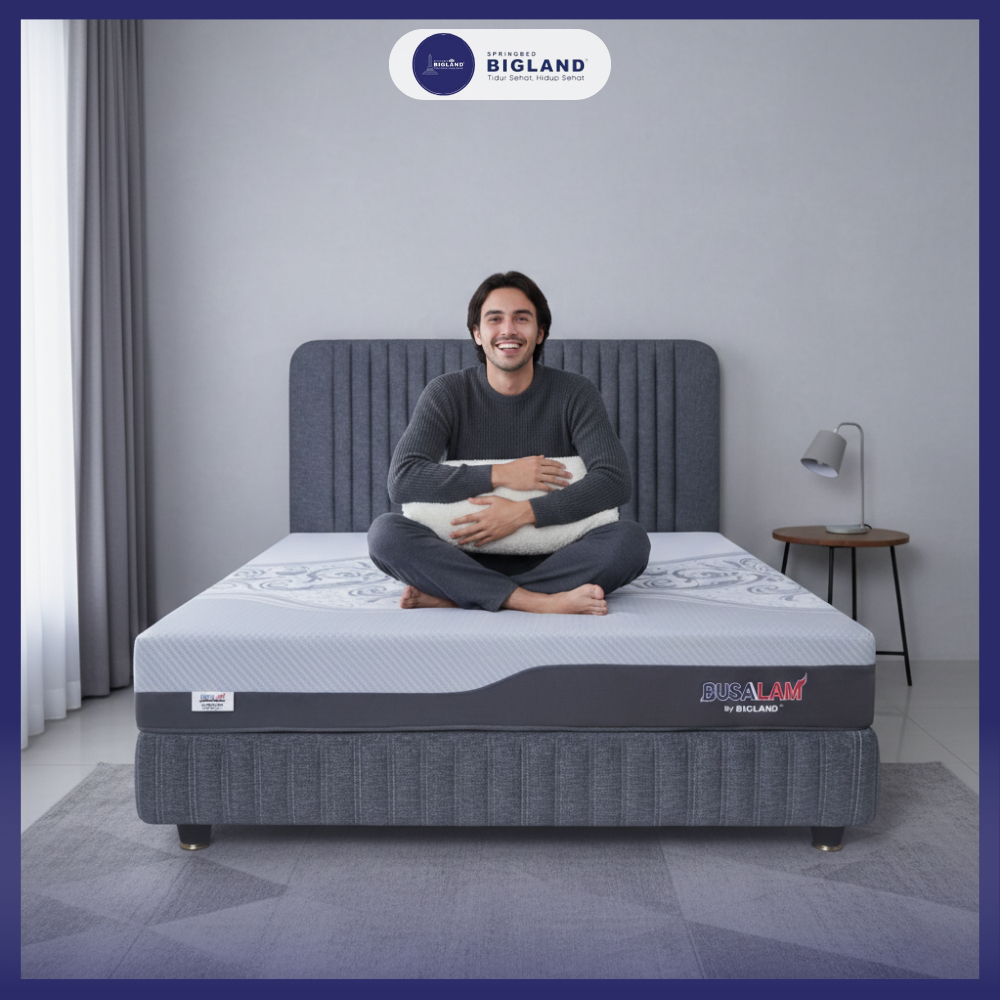 Kasur Busa Density 26 garansi 10 tahun ukuran 120x200, 140x200, 160x200,180x200 by Bigland