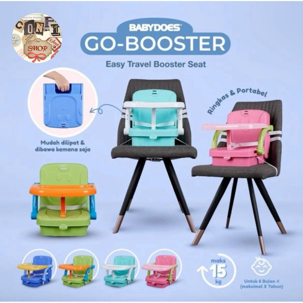 Baby Does Go Booster Travel Booster Seat Preloved