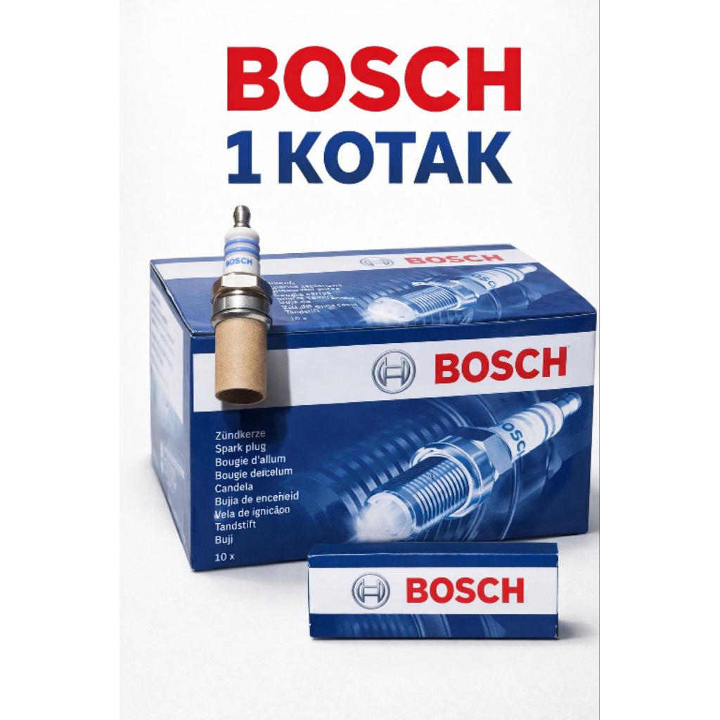 BUSI SINSO BOSCH 1 KOTAK/BUSI MESIN POTONG RUMPUT BOSCH MURAH 1 KOTAK
