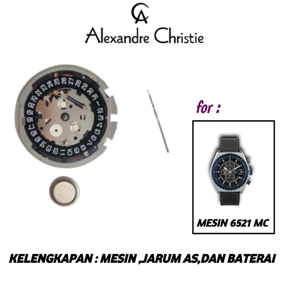 Mesin Alexandre Christie original 6521 MC