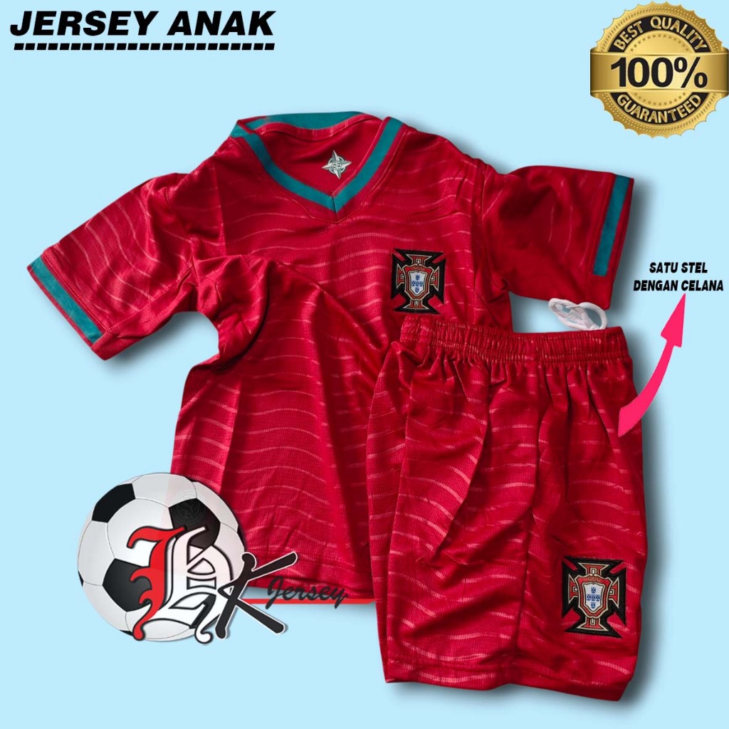 JERSEY BOLA ANAK/KIDS PORTUGAL HOME 2026