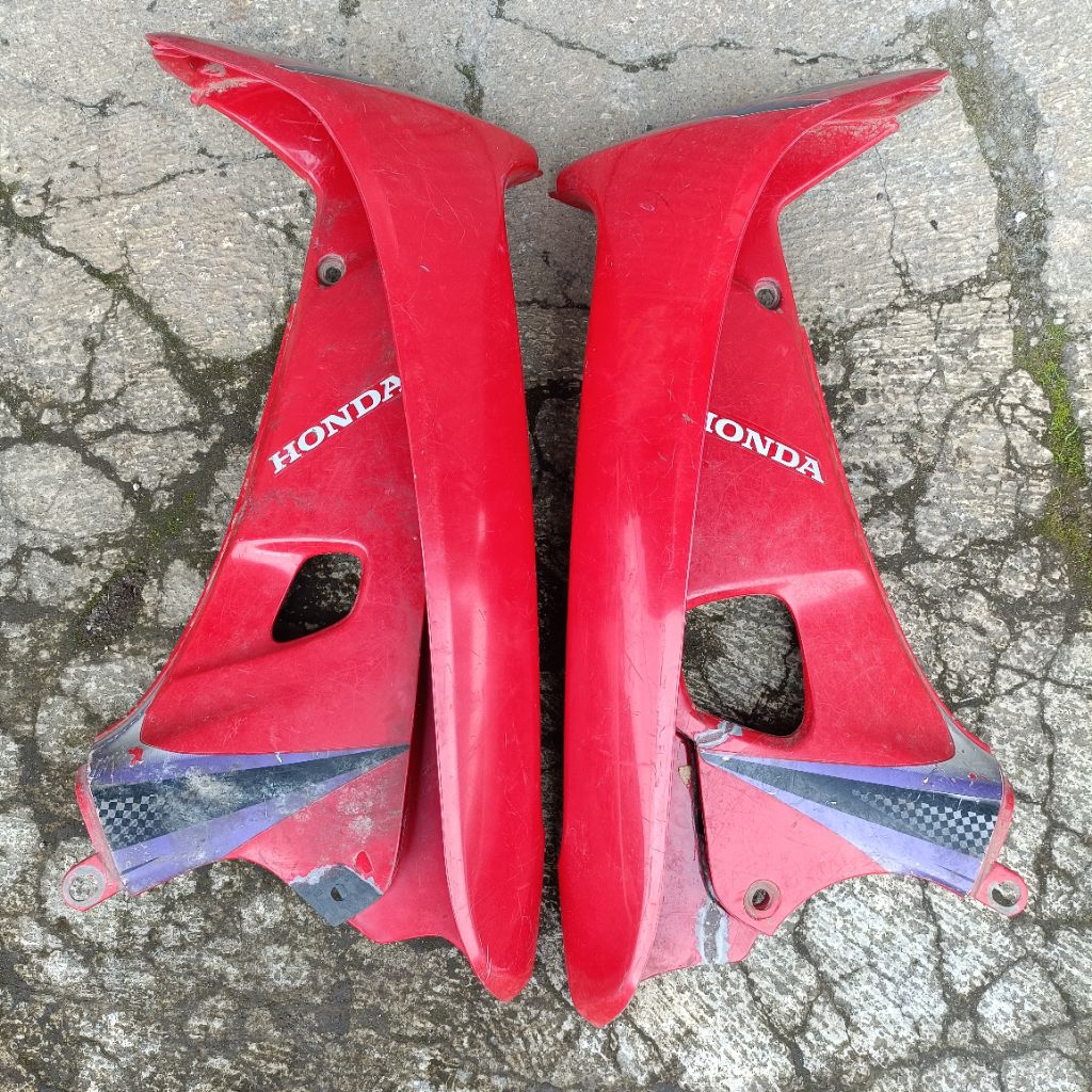 Tebeng dek body fairing sayap luar dalam Honda Supra x 100 lama old supra old lama 100 sipra fit lam