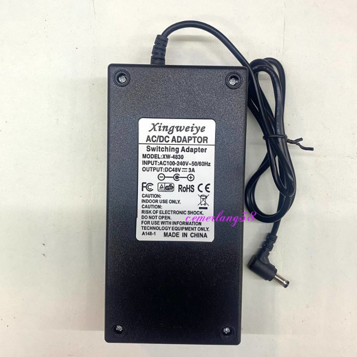 ADAPTOR 48V 3A / Power supply 48V 3A Adaptor DC 48V 3A ADAPTOR 48 V 3 A