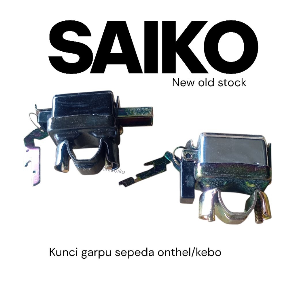kunci gembok sepeda onthel gazelle raly  jadul vintage Seiko new old stock