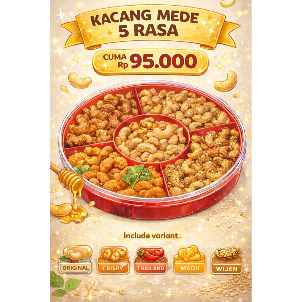 kacang mede 5 rasa