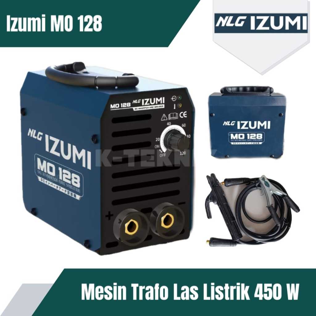 IZUMI TRAFO LAS LISTRIK MO 128 Mesin Las 450 Watt - MO128 Inverter Welding Machine Original Terbaik