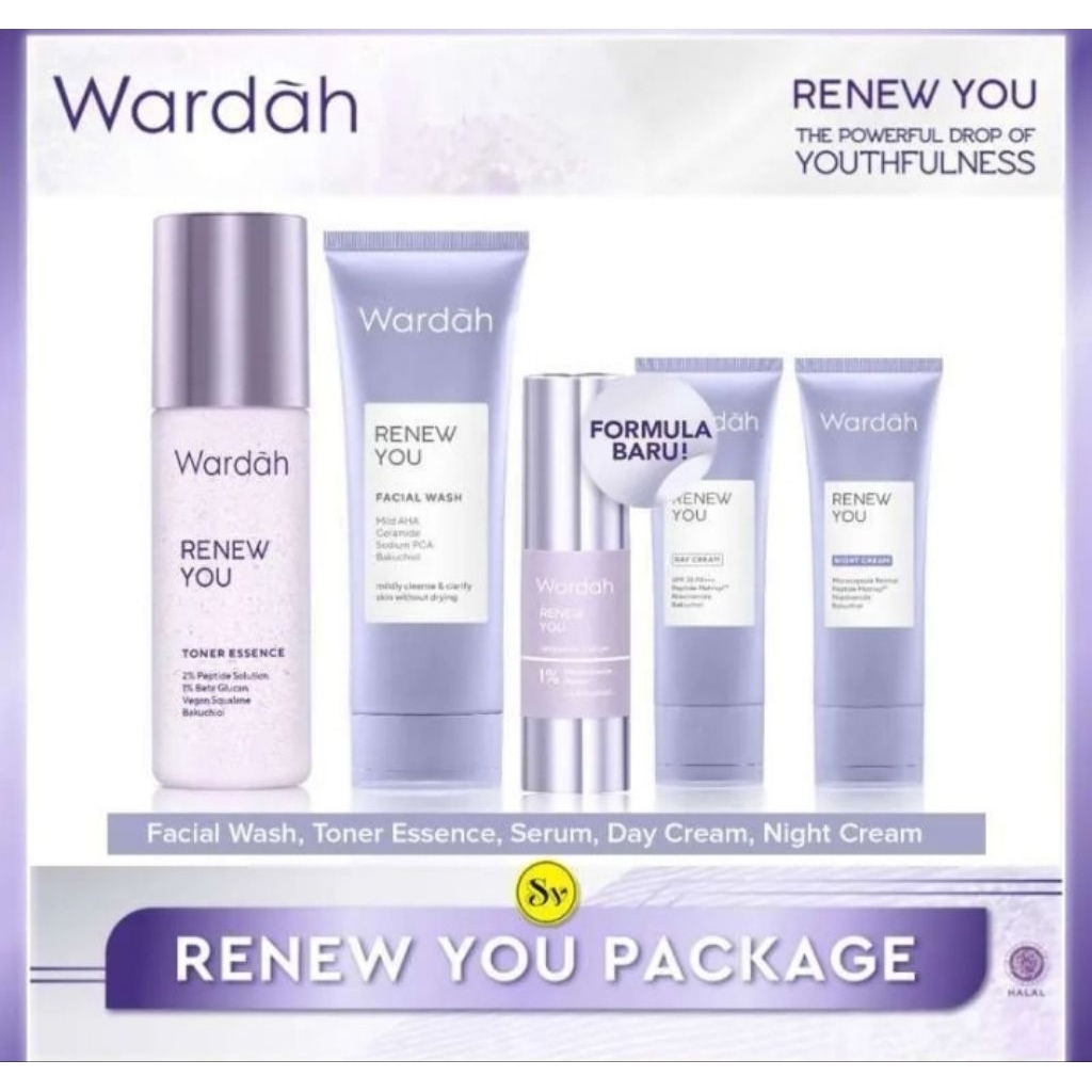 skincare Wardah renew you