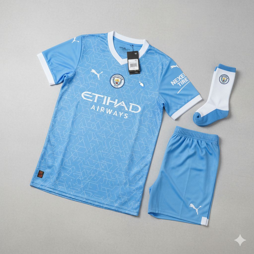 JERSEY MANCHESTER CITY HOME (BIRU LANGIT) TERBARU