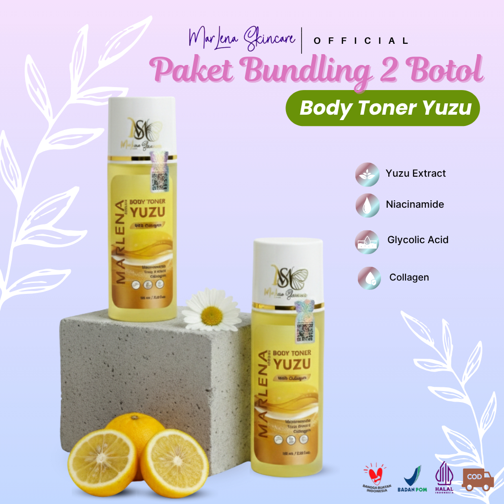 Bundling 2 Toner YUZU collagen kelupas