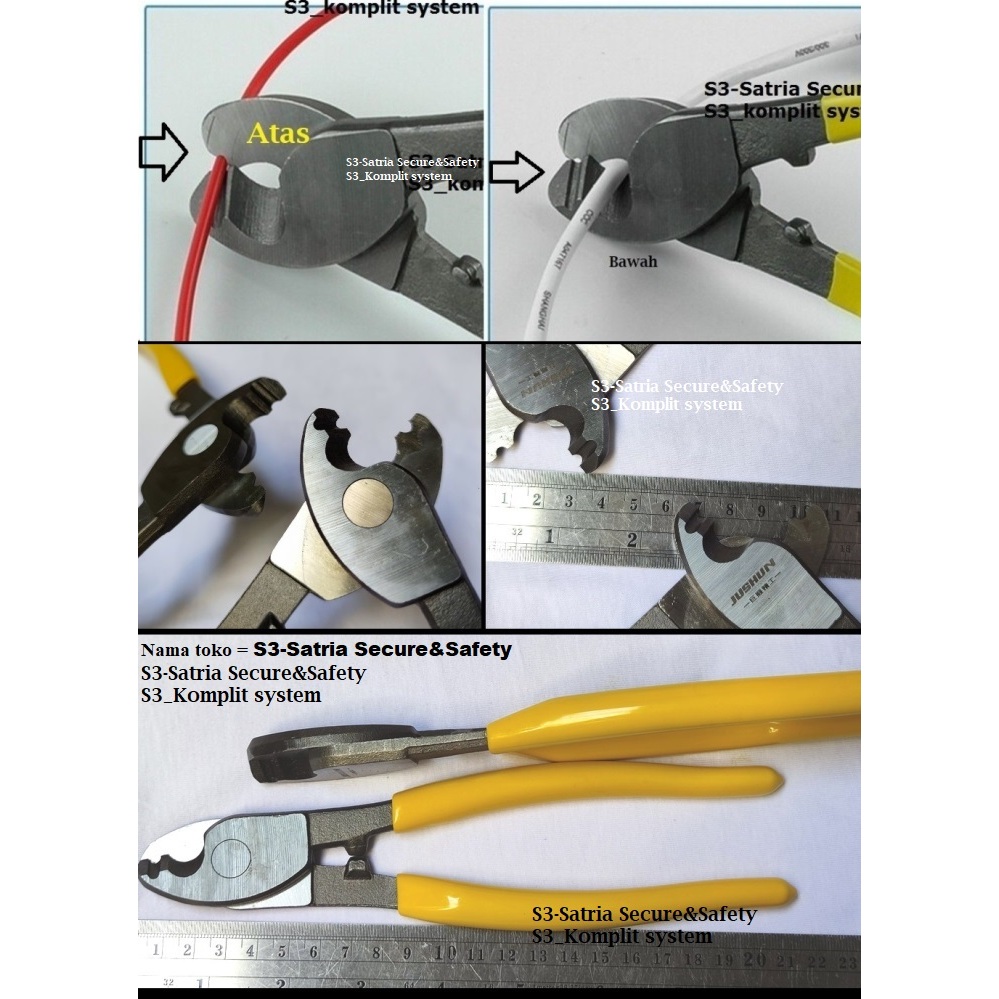 tang potong 8H 20cm 8 inci sedang besar  tang potong kabel 8H 50C kuning 8h premium high grade 8” 8i