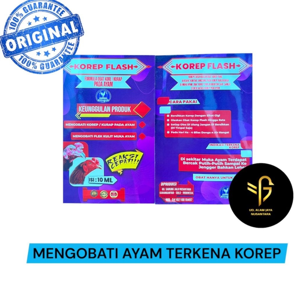 KOREP FLASH OBAT KOREP UNTUK AYAM