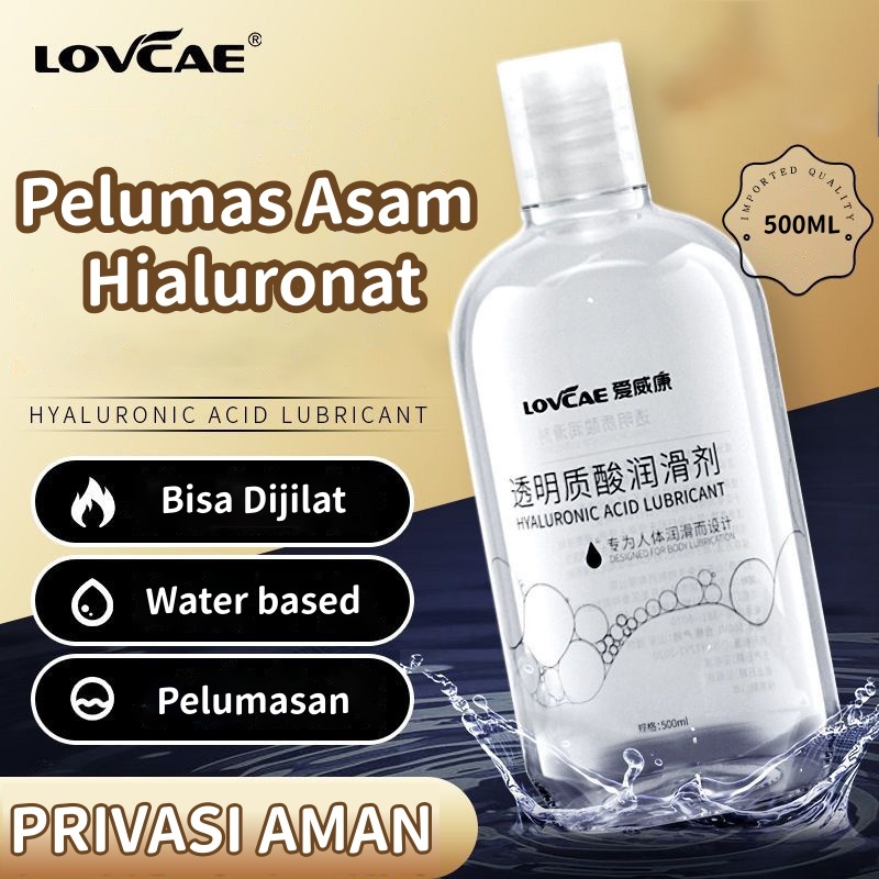 500ML Pelumas Asam Hialuronat Waterbased Gel Wanita Pria Pelumas MISS V Lubricant Gel Pelicin