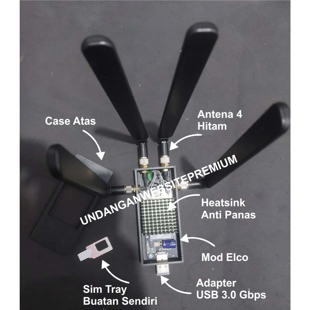 Modem Rakitan Dell DW 5821e 1Gbps CAT 16 LTE All Operator