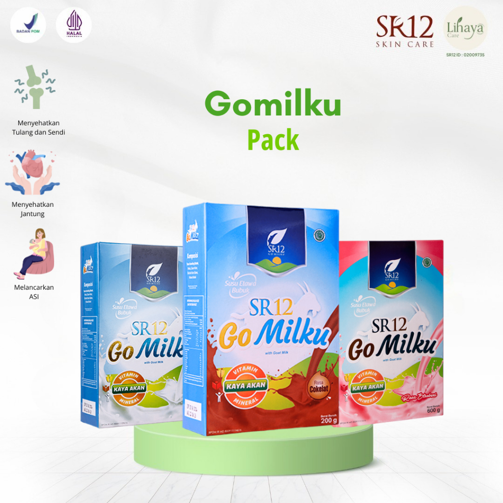 Susu Kambing Etawa Bubuk GoMilku SR12 | Go Milku SR12 – Susu Etawa Original 100% Asli | Tidak Bau