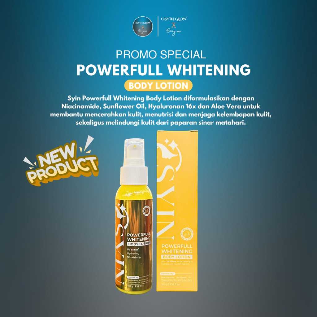 Osyin Glow Powerfull Whitening Body Lotion (100ml)