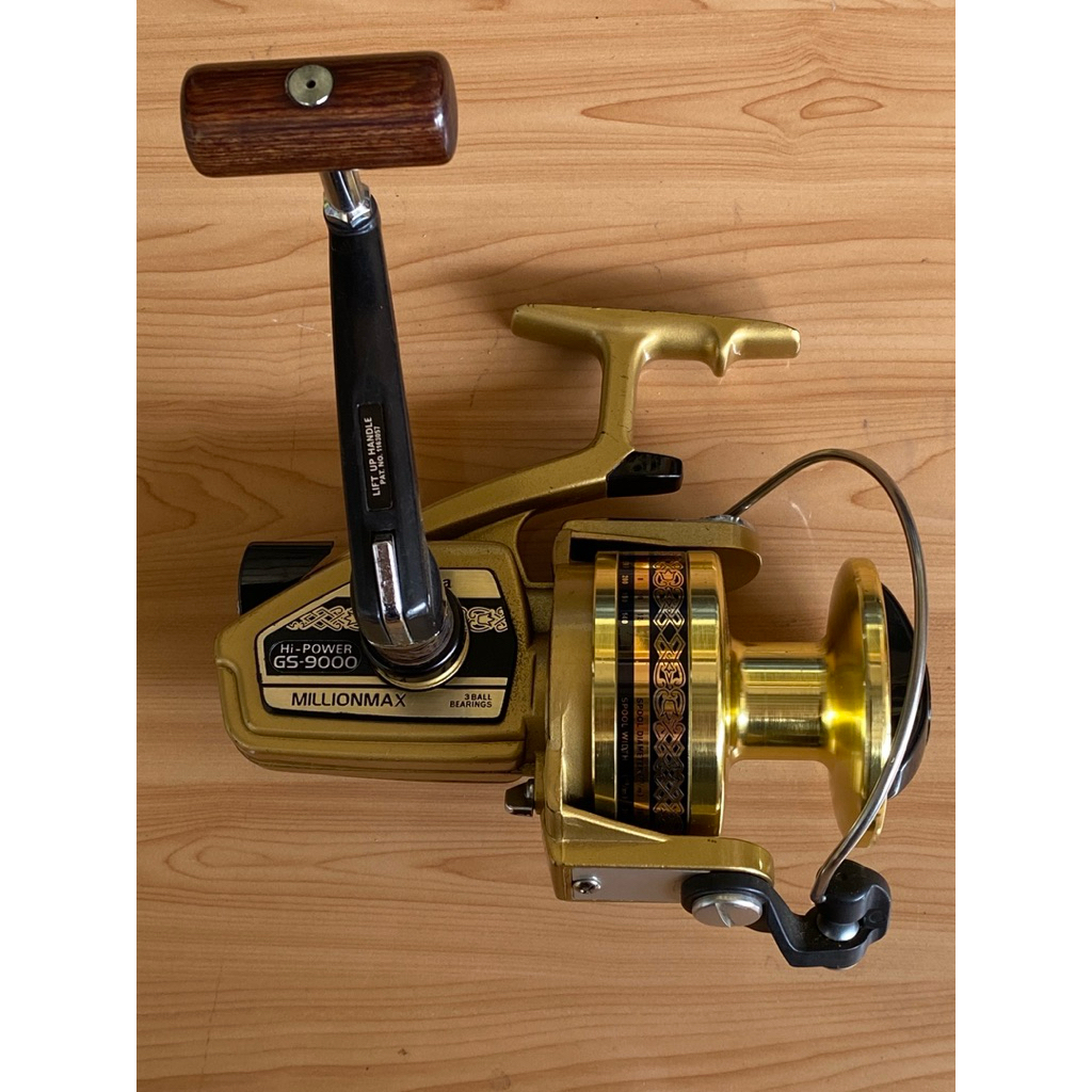 REEL SECOND BEKAS DAIWA VINTAGE MILLIONMAX GS 9000 ORIGINAL JAPAN SPINNING REEL KOLEKSI LANGKA
