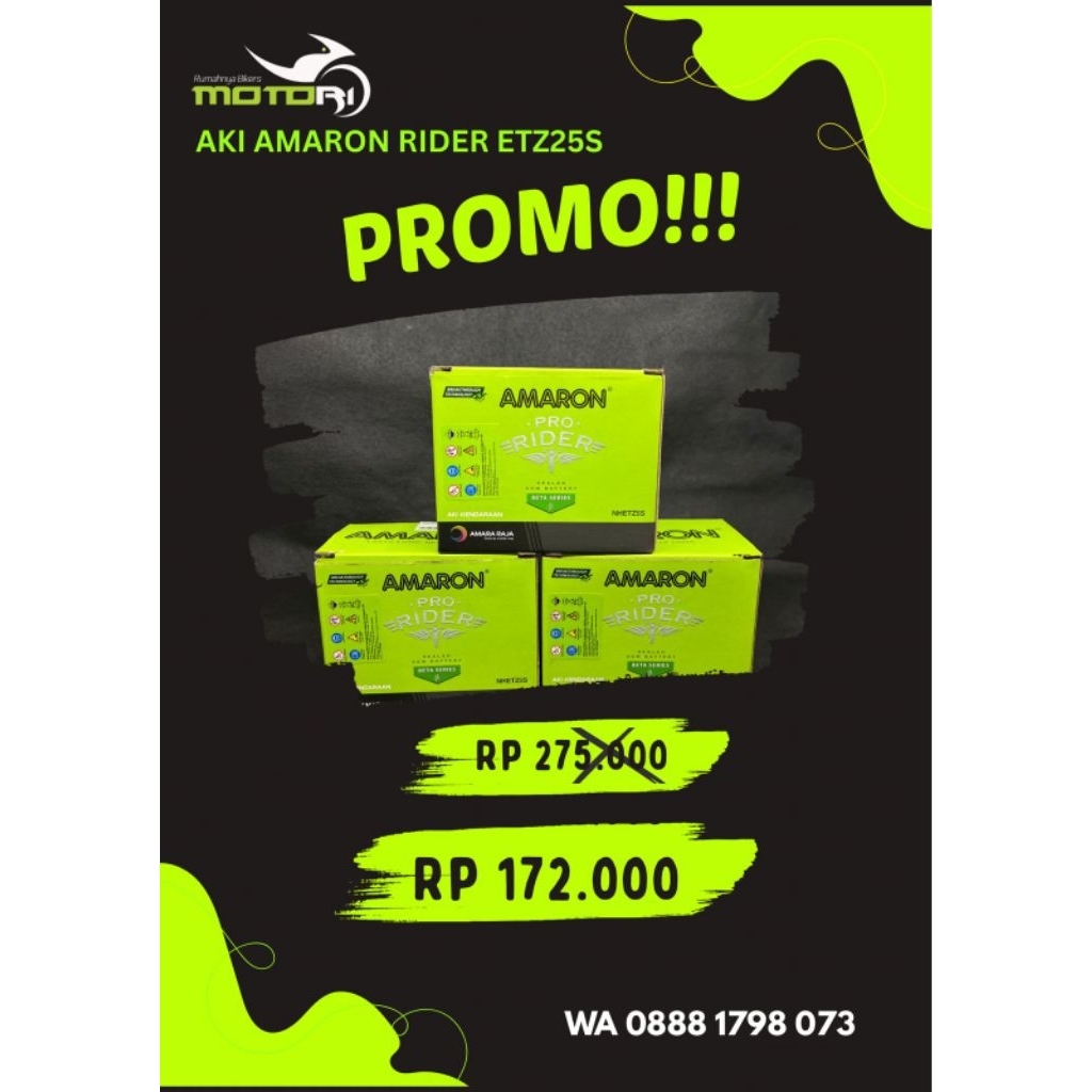 Aki Kering Amaron ETZ5S -MF Motor